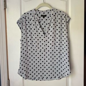 J Crew Polka Dot Blouse